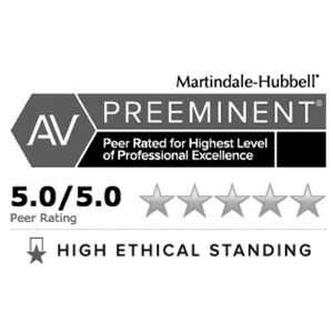 AV Preeminent Best Attorney Rating badge