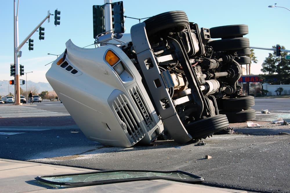 Rollover Truck Accident in San Jose