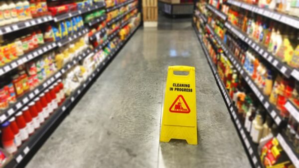 The most common slips, trips and floor hazards associated with the office, warehousing, retail and hospitality industries are wet floors