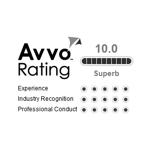 Best Attorney Avvo Rating badge