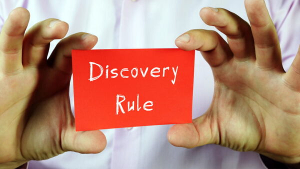 Discovery rule concept affecting California car accident claim deadlines