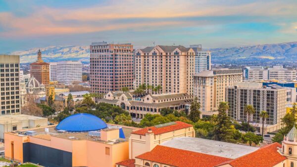 Downtown San Jose, CA, where families file wrongful death claims in Santa Clara County courts