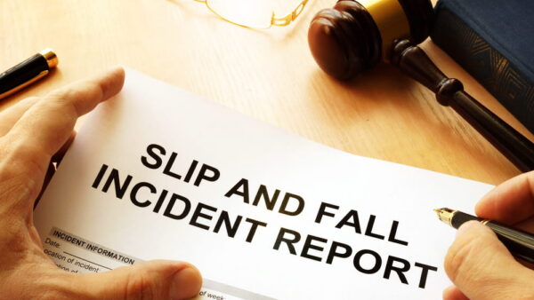 Filing slip and fall incident report to protect legal rights after accident