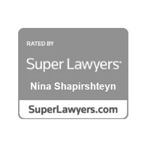 Super Lawyer badge – Nina Shapirshteyn